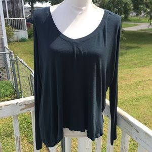 Brandy Melville Asymmetrical Hem Long Sleeve